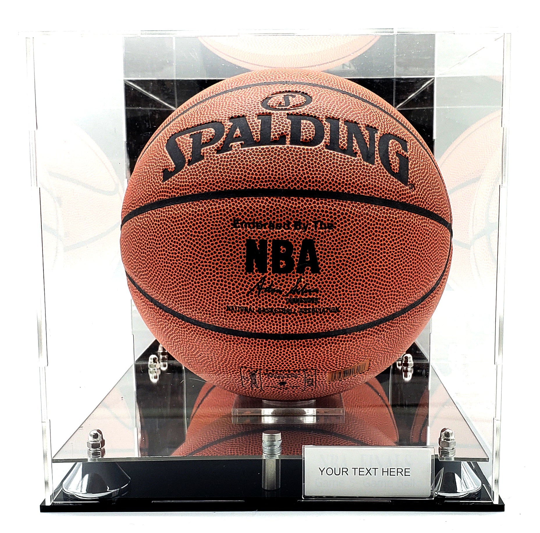 Basketball full-mirror display case - view 1