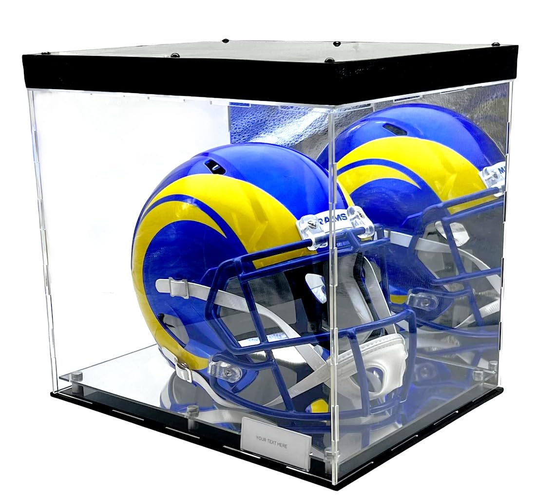 LED full-size football helmet case - view 1