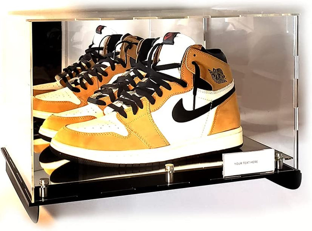 Wall-mounted two-shoe sneaker case - view 1