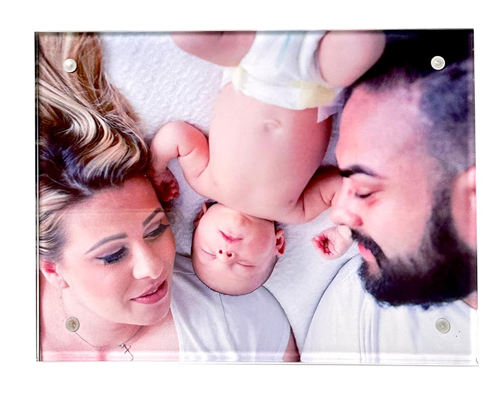Double-sided magnetic acrylic photo frame - view 1