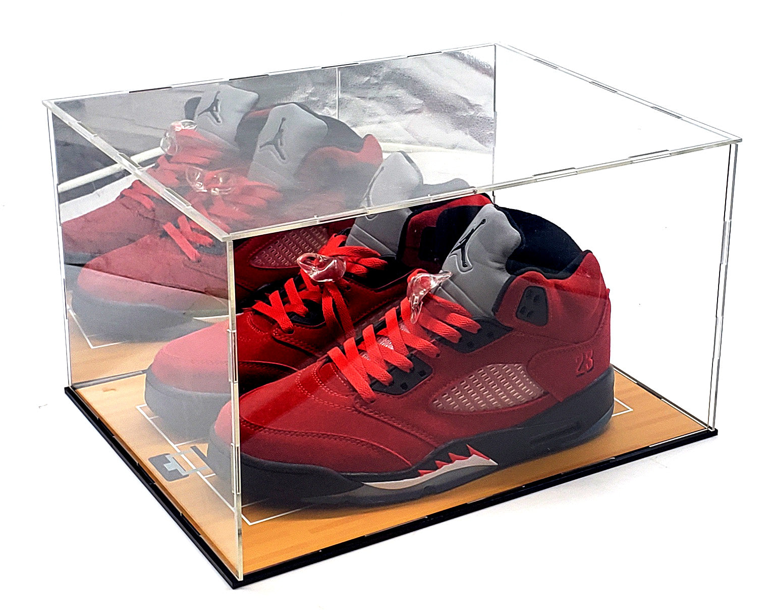 Sneaker and basketball case with gold mirror - view 1